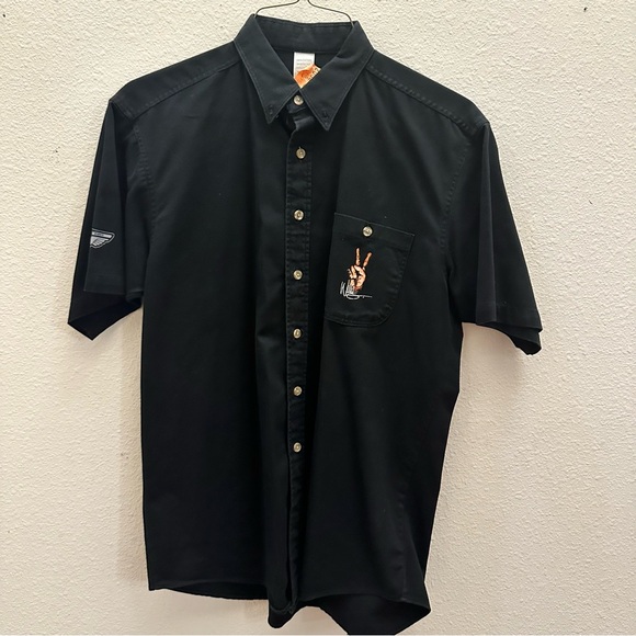 Men’s Harley Davidson Biker Size Large Button Down Daytona Bike Week 2003 - Picture 2 of 6